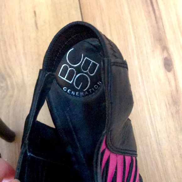 BCBG Hot Pink High Heels - Picture 3 of 7